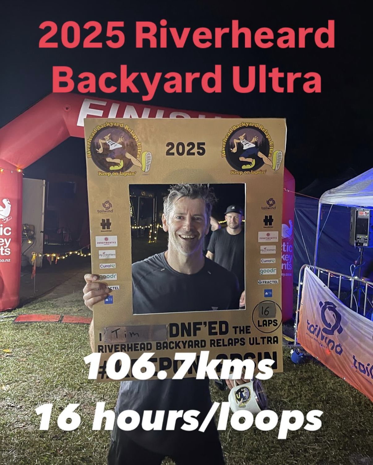 Tim Dove BYU finish 2025 — 107km